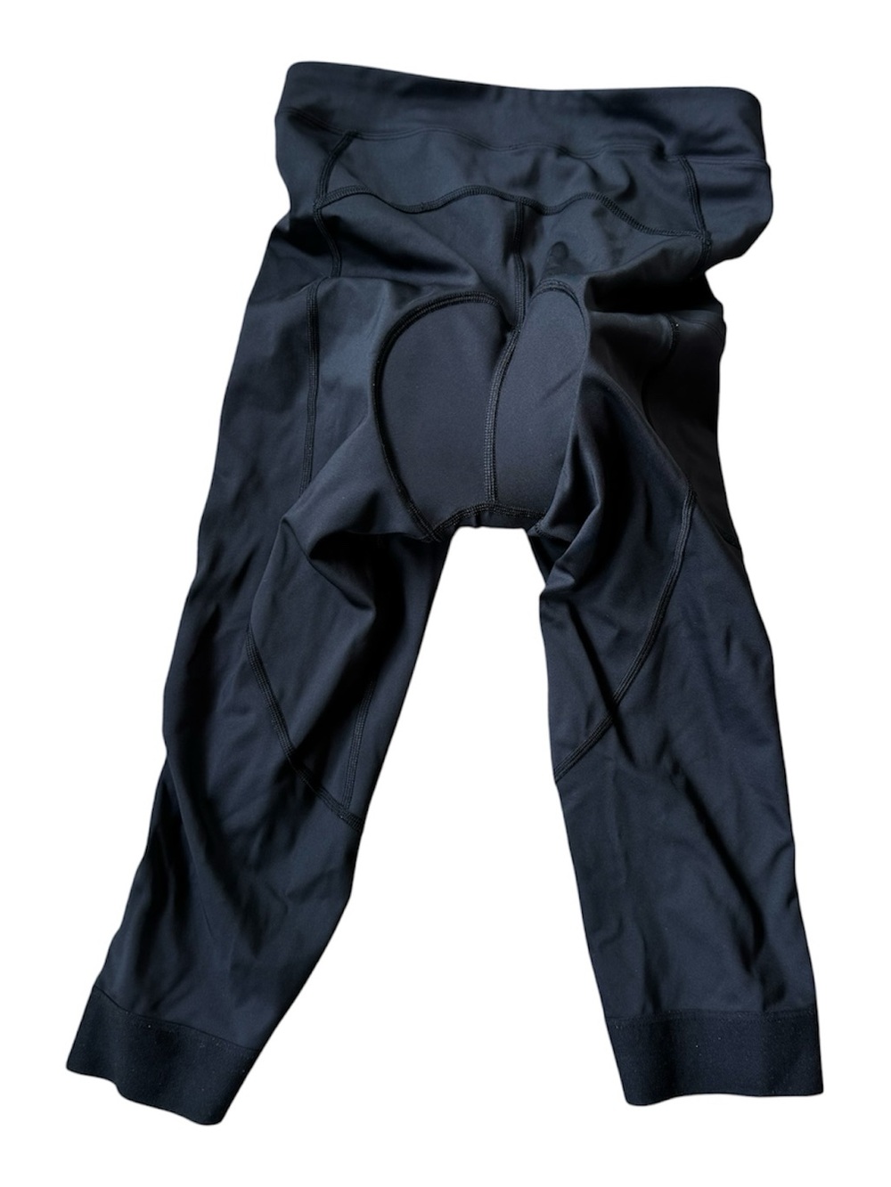 REI Co-Op Junction Padded cycling 3/4 Tights Size M Black Women’s Bike Cropped - Picture 2 of 4